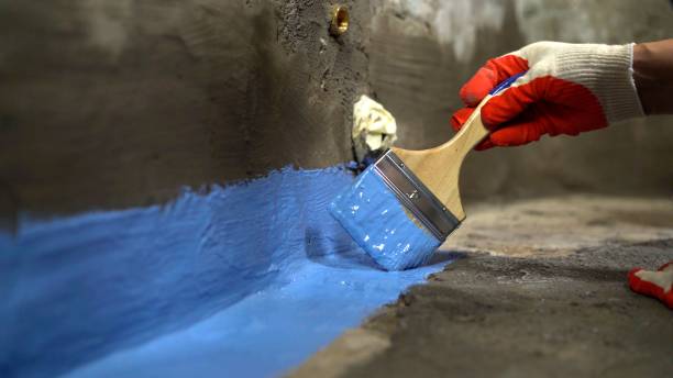 Commercial Vapor Barrier Installation project at a Roundhead, OH business property by SJ Waterproofing Pros